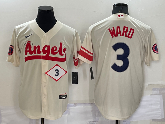 Men/Women/Youth Los Angeles Angels Taylor Ward #3 baseball Jerseys