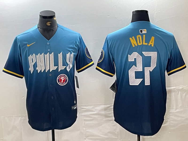 Men/Women/Youth Philadelphia Phillies Aaron Nola #27 baseball Jerseys