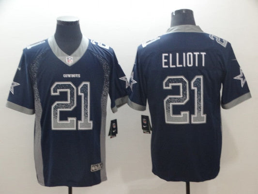 Adult ‎Dallas Cowboys Ezekiel Elliott NO.21 Football Jerseys