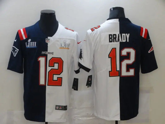 Adult New England Patriots Tom Brady NO.12 Football Jerseys