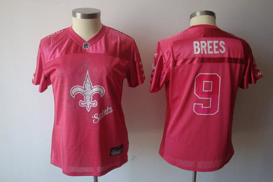 Women's New Orleans Saints Drew Brees NO.9 Football Jerseys