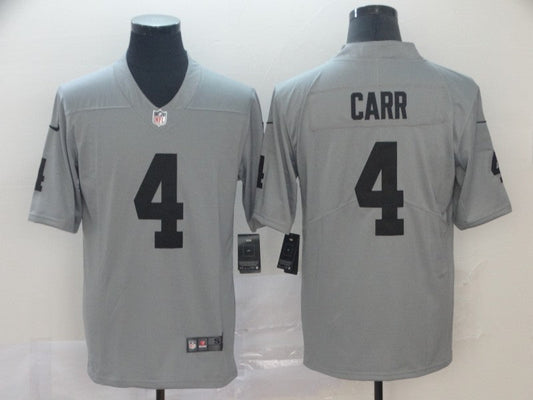 Adult ‎Oakland Raiders Derek Carr NO.4 Football Jerseys