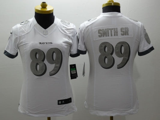 Women's Baltimore Ravens Steve Smith Sr. NO.89 Football Jerseys