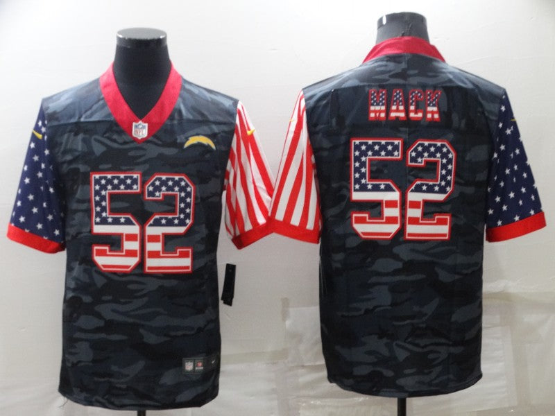 Adult Los Angeles Chargers Khalil Mack NO.52 Football Jerseys