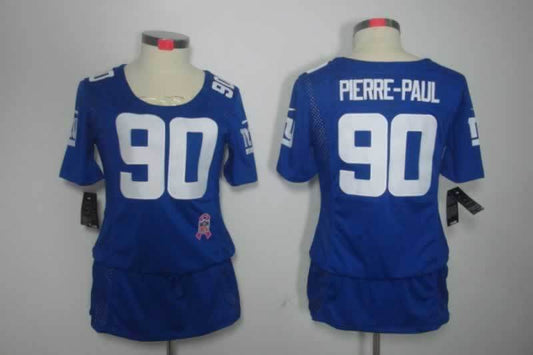 Women New York Giants Jason Pierre-Paul NO.90 Football Jerseys