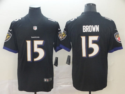 Adult  Baltimore Ravens Marquise Brown NO.15 Football Jerseys