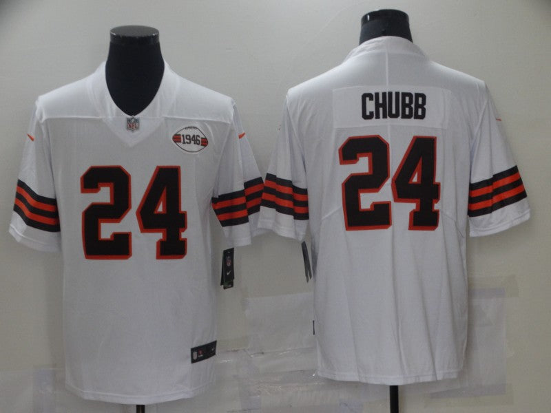 Adult Cleveland Browns Nick Chubb NO.24 Football Jerseys