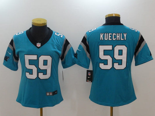 Women's Carolina Panthers Luke Kuechly NO.59 Football Jerseys