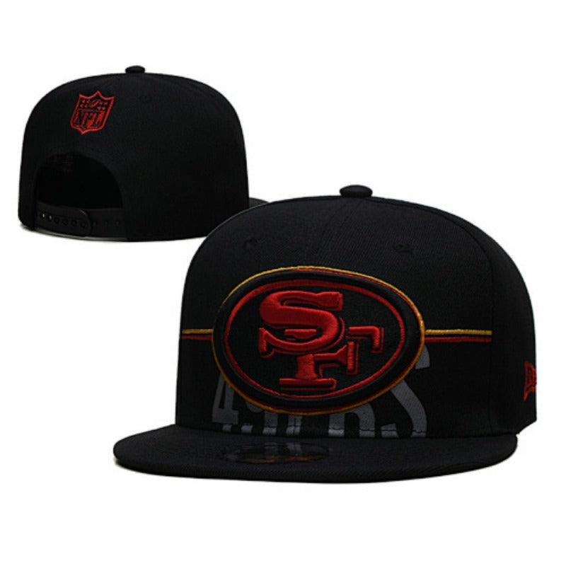 San Francisco 49 Retro Stitched Snapback Hat - Vintage SF Red Gold Adjustable Football Cap Collection