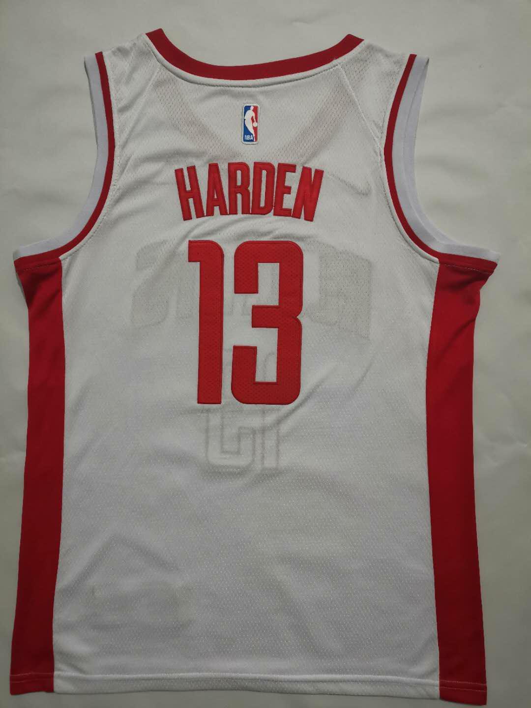 Houston Rockets #13 James Harden white jersey S-2XL