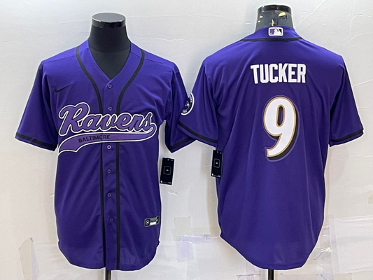 Adult  Baltimore Ravens Justin Tucker NO.9 Football Jerseys
