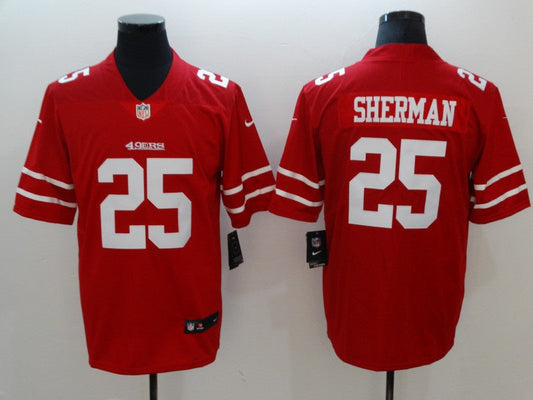 Adult San Francisco 49ers Richard Sherman NO.25 Football Jerseys