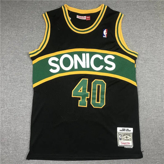 Oklahoma City Thunder SuperSonics Shawn Kemp NO.40 Basketball Jersey