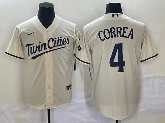Men/Women/Youth Minnesota Twins Carlos Correa NO.4 baseball Jerseys