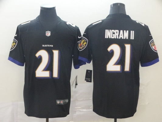 Adult  Baltimore Ravens Mark Ingram NO.21 Football Jerseys