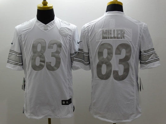Adult Pittsburgh Steelers Earl Miller Jr. NO.83 Football Jerseys