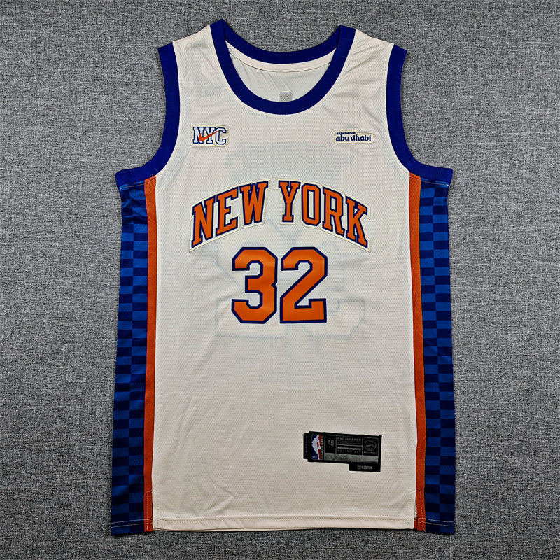 2026 New York Knicks Karl-Anthony Towns swingman jerseys S-2XL city edition