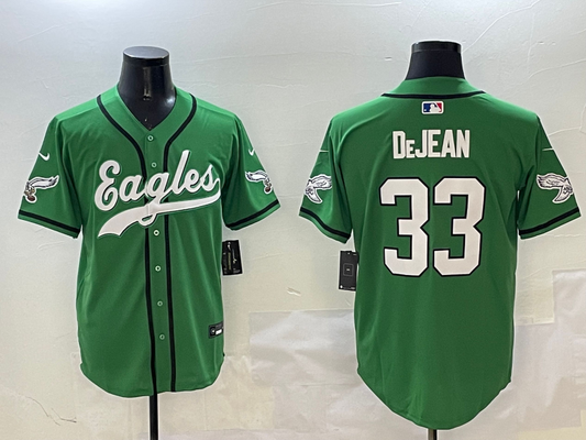 Philadelphia Eagles Cooper DeJean No.33 Football Jerseys