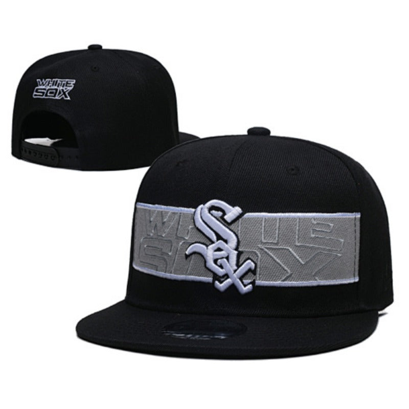Chicago Retro Black & White Baseball Cap | Vintage Southside Game Day Hats