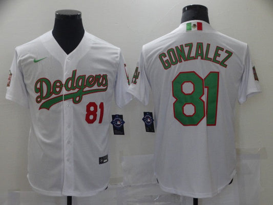 Men/Women/Youth Los Angeles Dodgers Victor González #81 baseball Jerseys