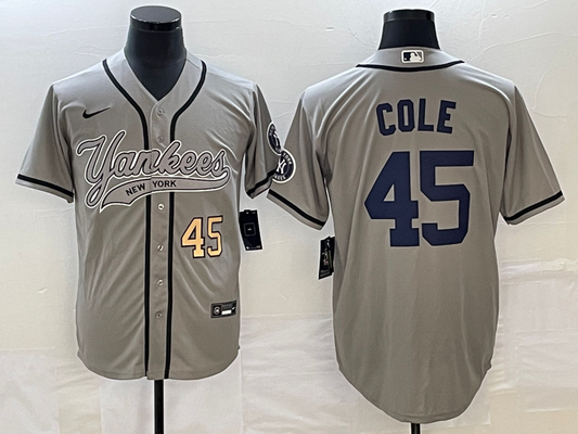 Men/Women/Youth New York Yankees Gerrit Cole NO.45 baseball Jerseys