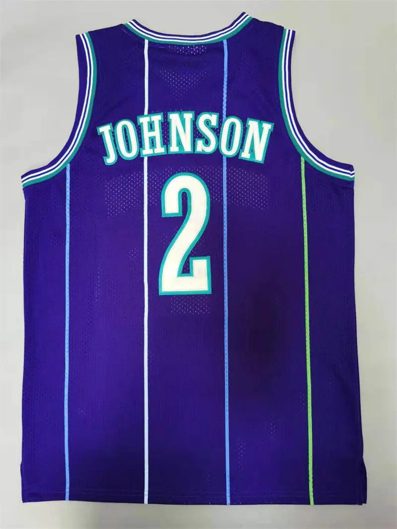 Charlotte Hornets Larry Johnson NO.2 Basketball Jersey