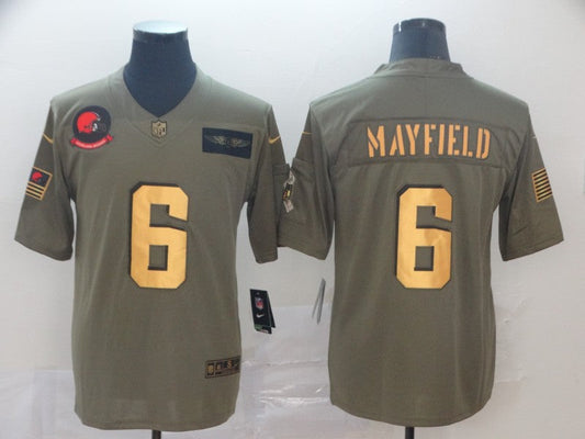 Adult Cleveland Browns Baker Mayfield NO.6 Football Jerseys