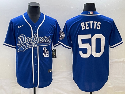Men/Women/Youth Los Angeles Dodgers Mookie Betts #50 baseball Jerseys