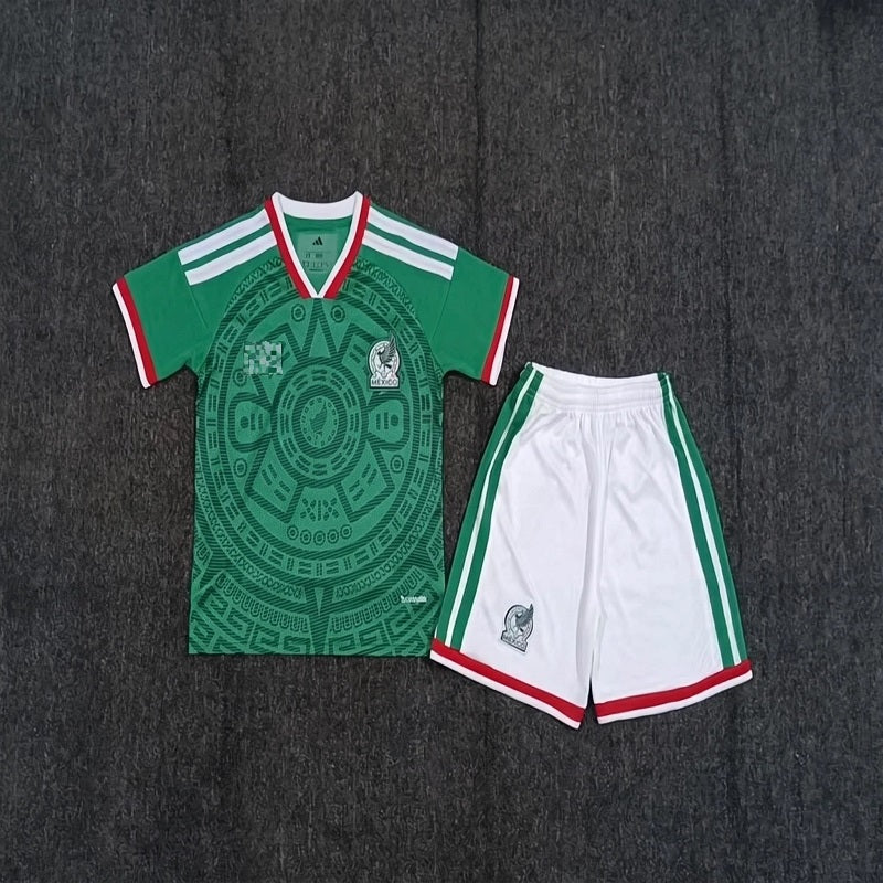 Kids Mexico 2026 world cup home soccer Jersey custom name and number