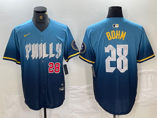 Men/Women/Youth Philadelphia Phillies Alec Bohm #28 baseball Jerseys