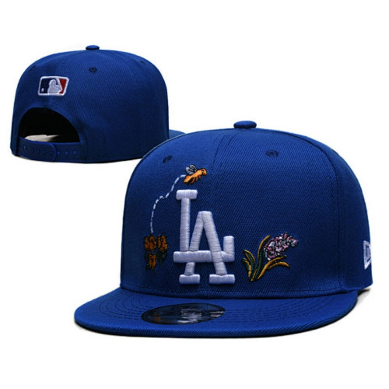 Vintage LA Stitched Baseball Cap - Premium 3D Embroidered Retro Snapback & Fitted (38 Styles)