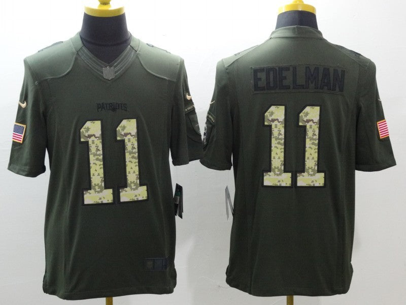 Adult New England Patriots Julian Edelman NO.11 Football Jerseys