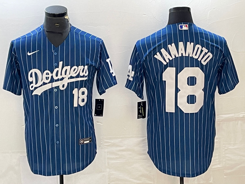 Men/Women/Youth Los Angeles Dodgers Yoshinobu Yamamoto #18 baseball Jerseys