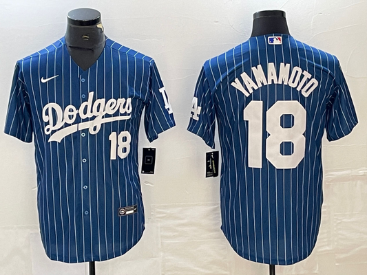 Men/Women/Youth Los Angeles Dodgers Yoshinobu Yamamoto #18 baseball Jerseys