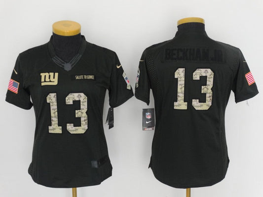Women New York Giants Odell Beckham Jr. NO.13 Football Jerseys