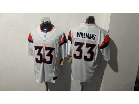 Adult Denver Broncos Javonte Williams NO.33 Football Jerseys