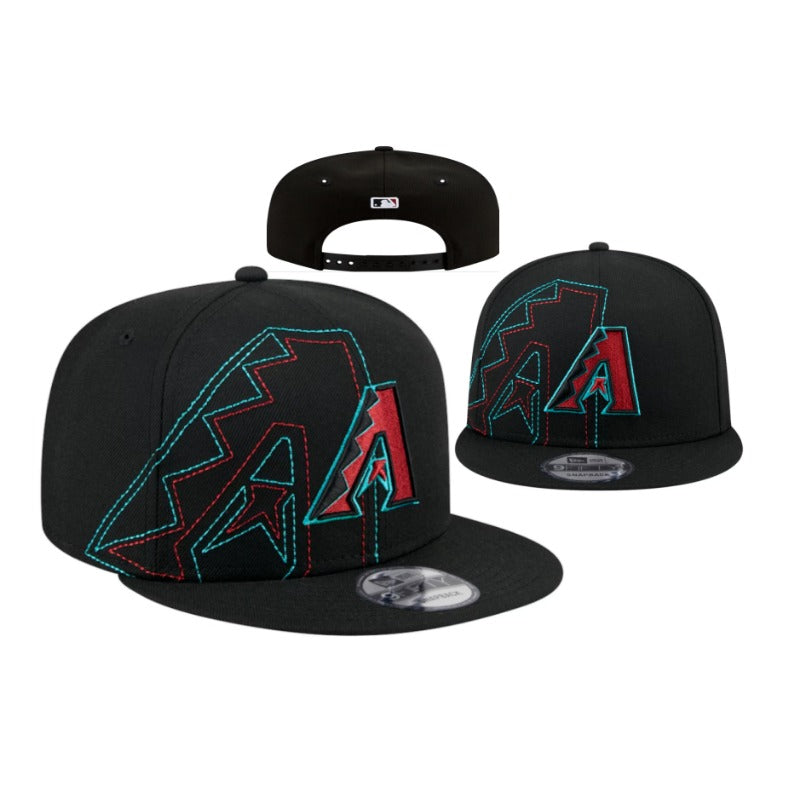 6 Styles Desert Symbol A Logo Flat Brim Snapback Hats Unisex Adjustable Sports Street Caps
