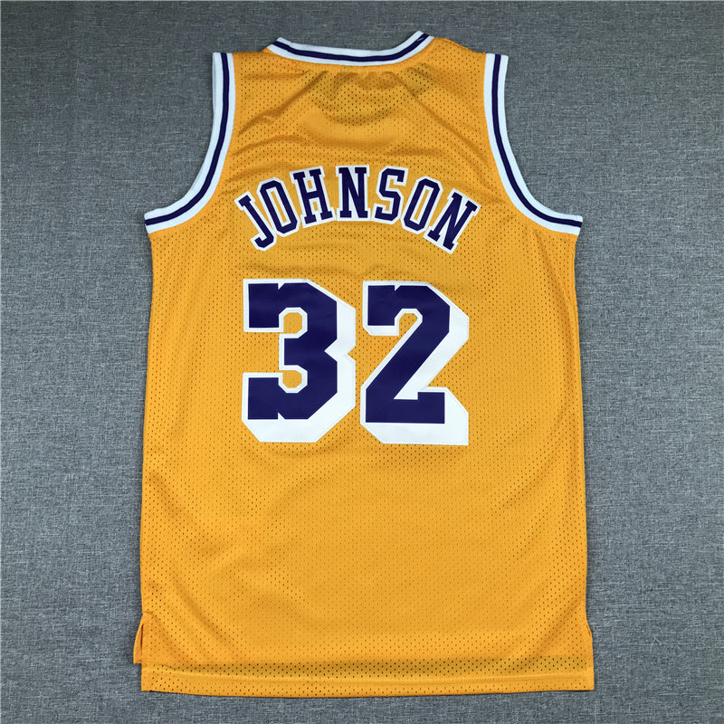 Kids Los Angeles Lakers Magic Johnson NO.32 Basketball Jersey