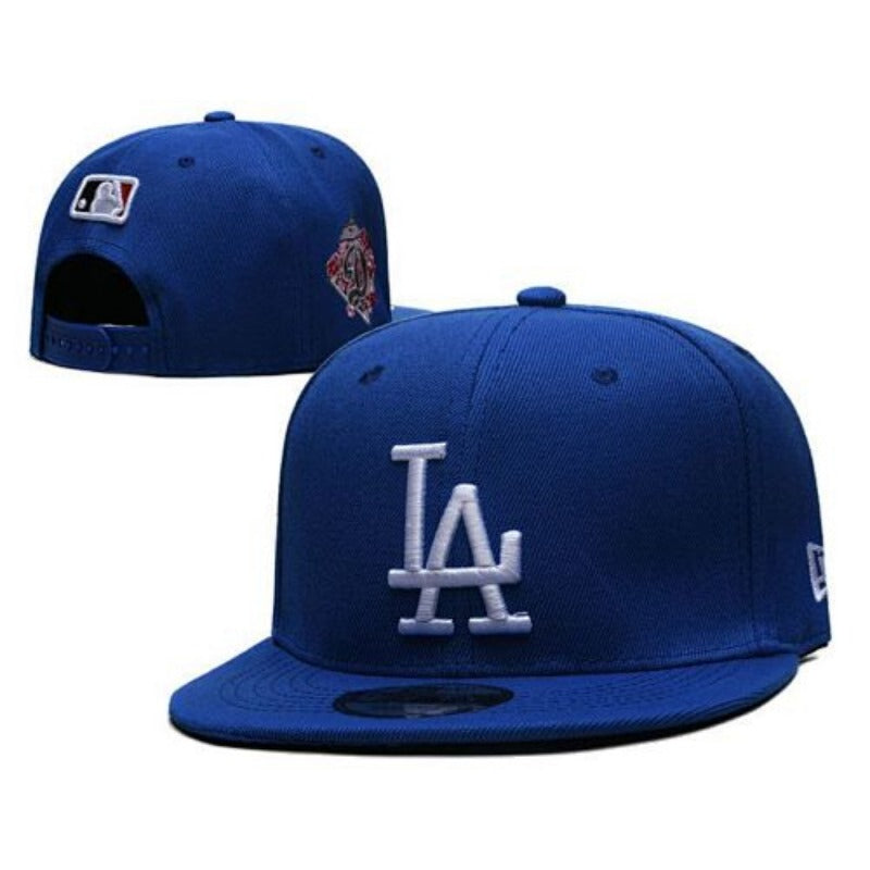 Vintage LA Stitched Baseball Cap - Premium 3D Embroidered Retro Snapback & Fitted (38 Styles)