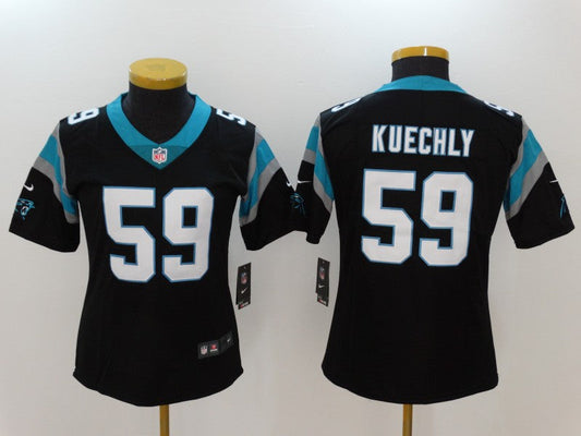 Women's Carolina Panthers Luke Kuechly NO.59 Football Jerseys