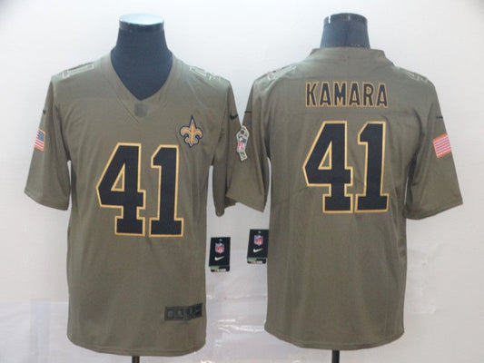 Adult New Orleans Saints Alvin Kamara NO.41 Football Jerseys