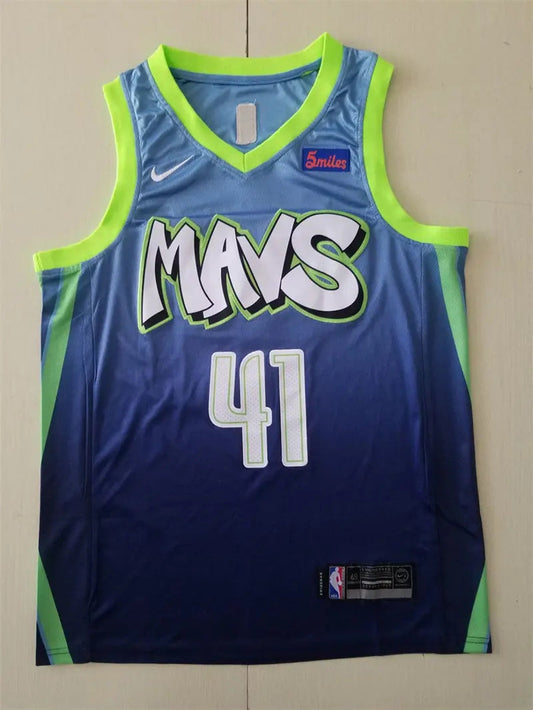 Dallas Mavericks Dirk Nowitzki NO.41 Basketball Jersey