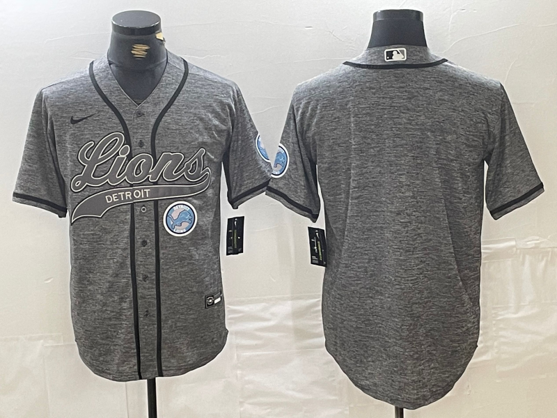 men/women/kids Detroit Lions baseball Jerseys blank or custom your name and number