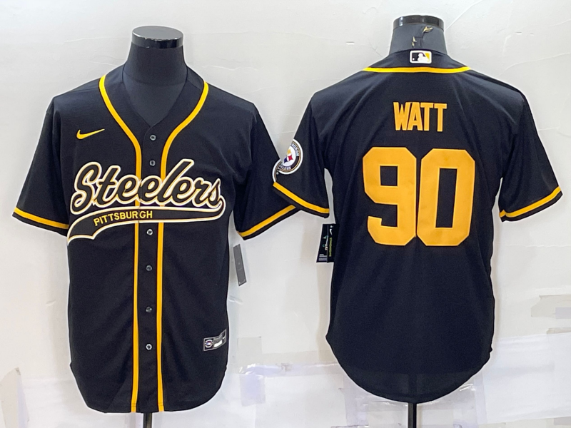 Adult Pittsburgh Steelers T. J. Watt NO.90 Football Jerseys