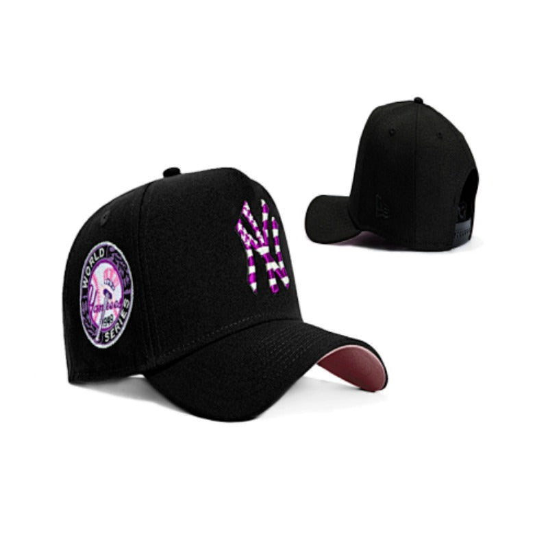 NYC City Baseball NY Symbol Flat Brim & Dad Caps, Unisex Adjustable Local Game Day Headwear Multi-Color Washed Solid Two-Tone Mesh Styles