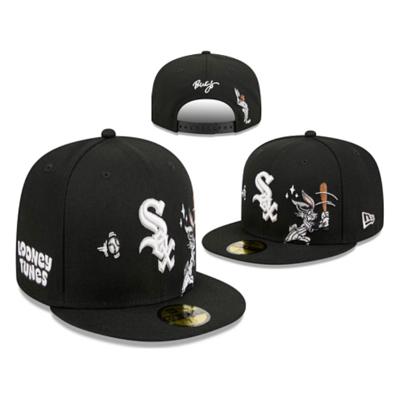 Chicago Retro Black & White Baseball Cap | Vintage Southside Game Day Hats