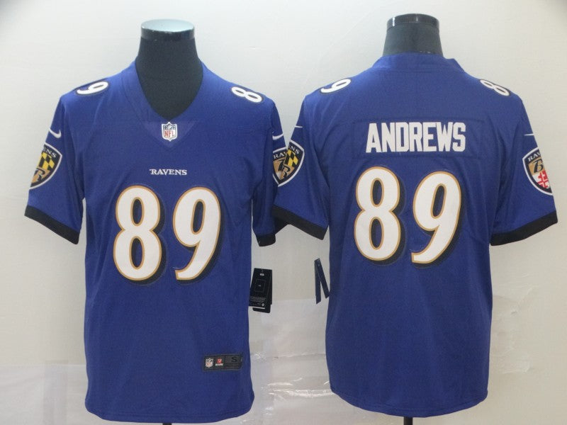 Adult  Baltimore Ravens Mark Andrews NO.89 Football Jerseys