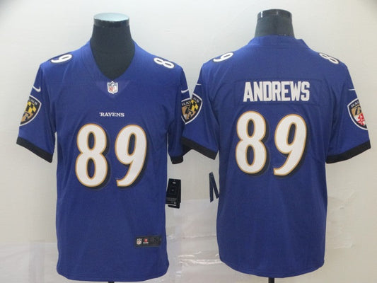 Adult  Baltimore Ravens Mark Andrews NO.89 Football Jerseys