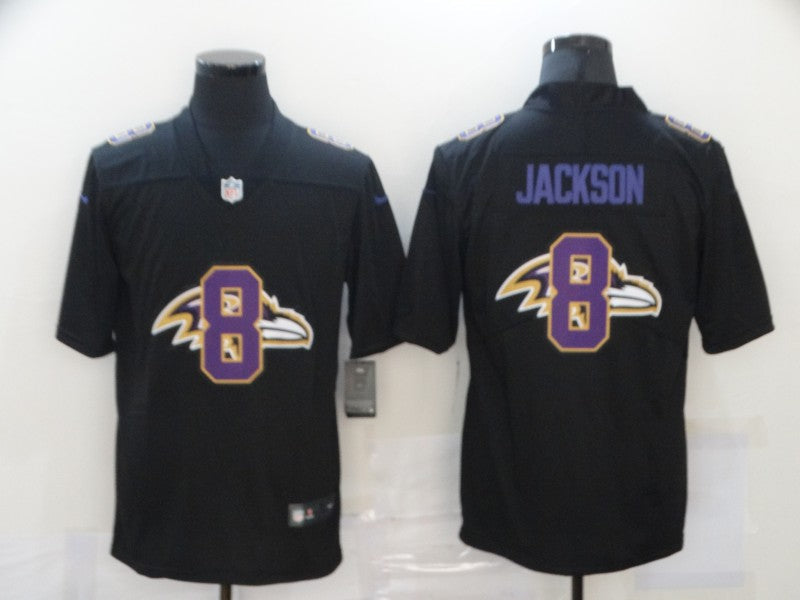Adult Baltimore Ravens Lamar Jackson NO.8 Football Jerseys