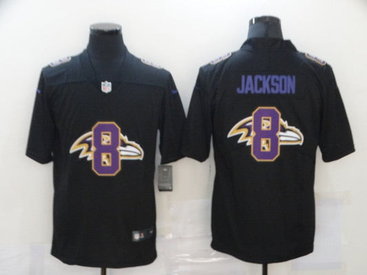 Adult Baltimore Ravens Lamar Jackson NO.8 Football Jerseys